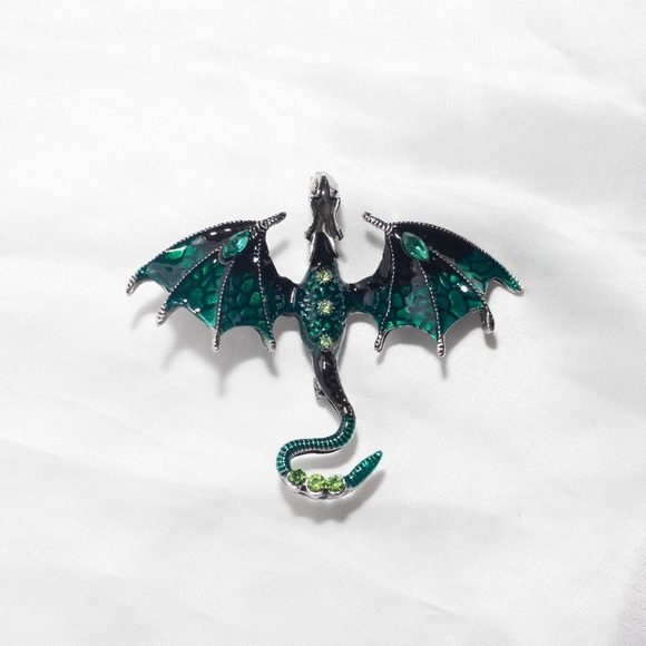 ✨Betsey Johnson Draco Dragon Brooch - Picture 7 of 7